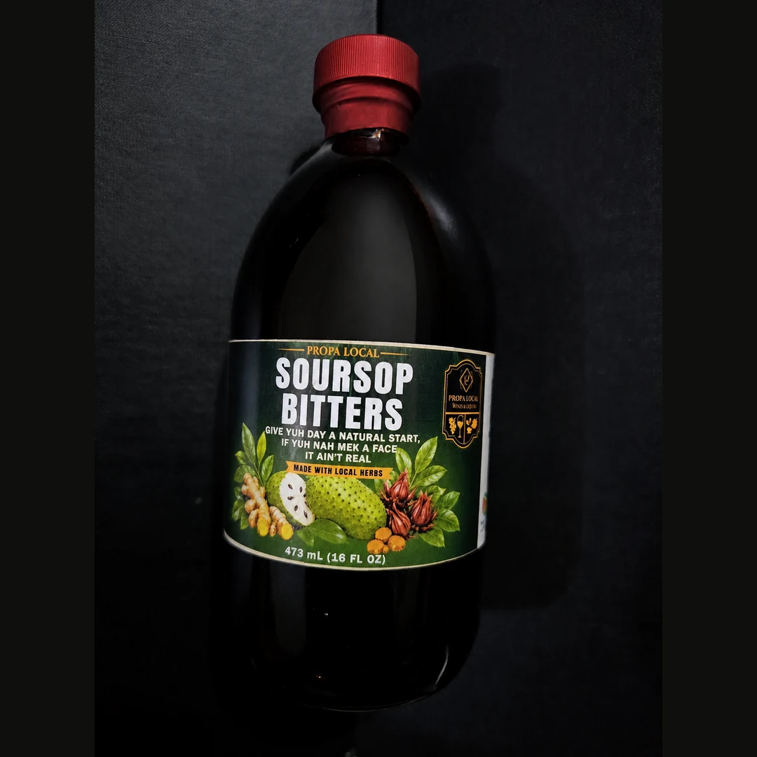 Bottle of Propa Local Soursop Bitters